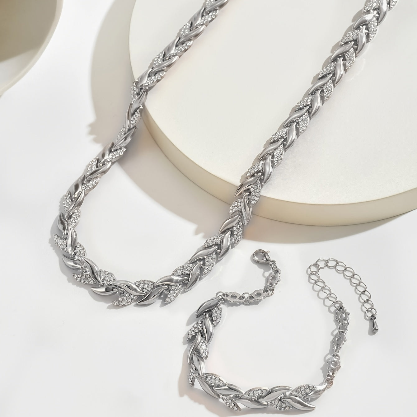 Elegant fishtail (mermaid-style) outfit with glass diamantes