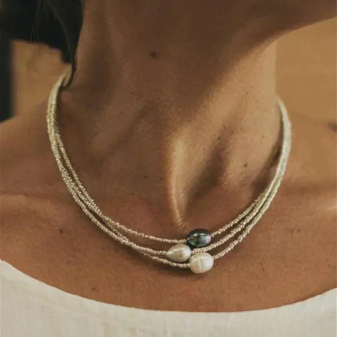 Antik inspirierte Perlenkette