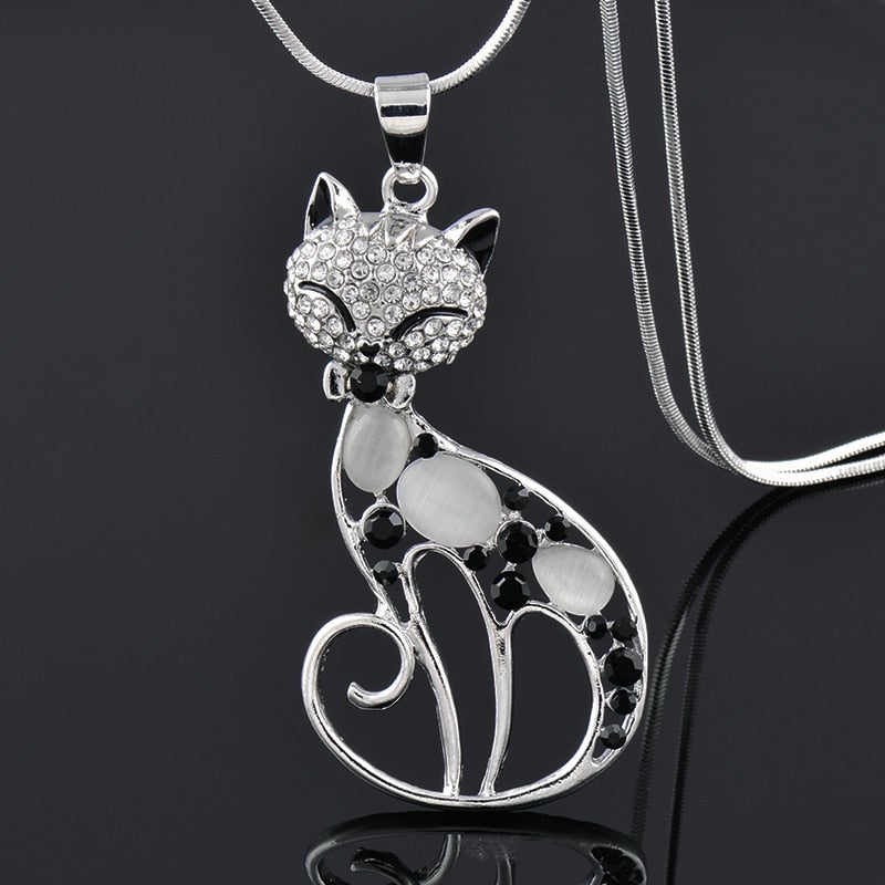 Cats of Love Halskette aus Sterlingsilber